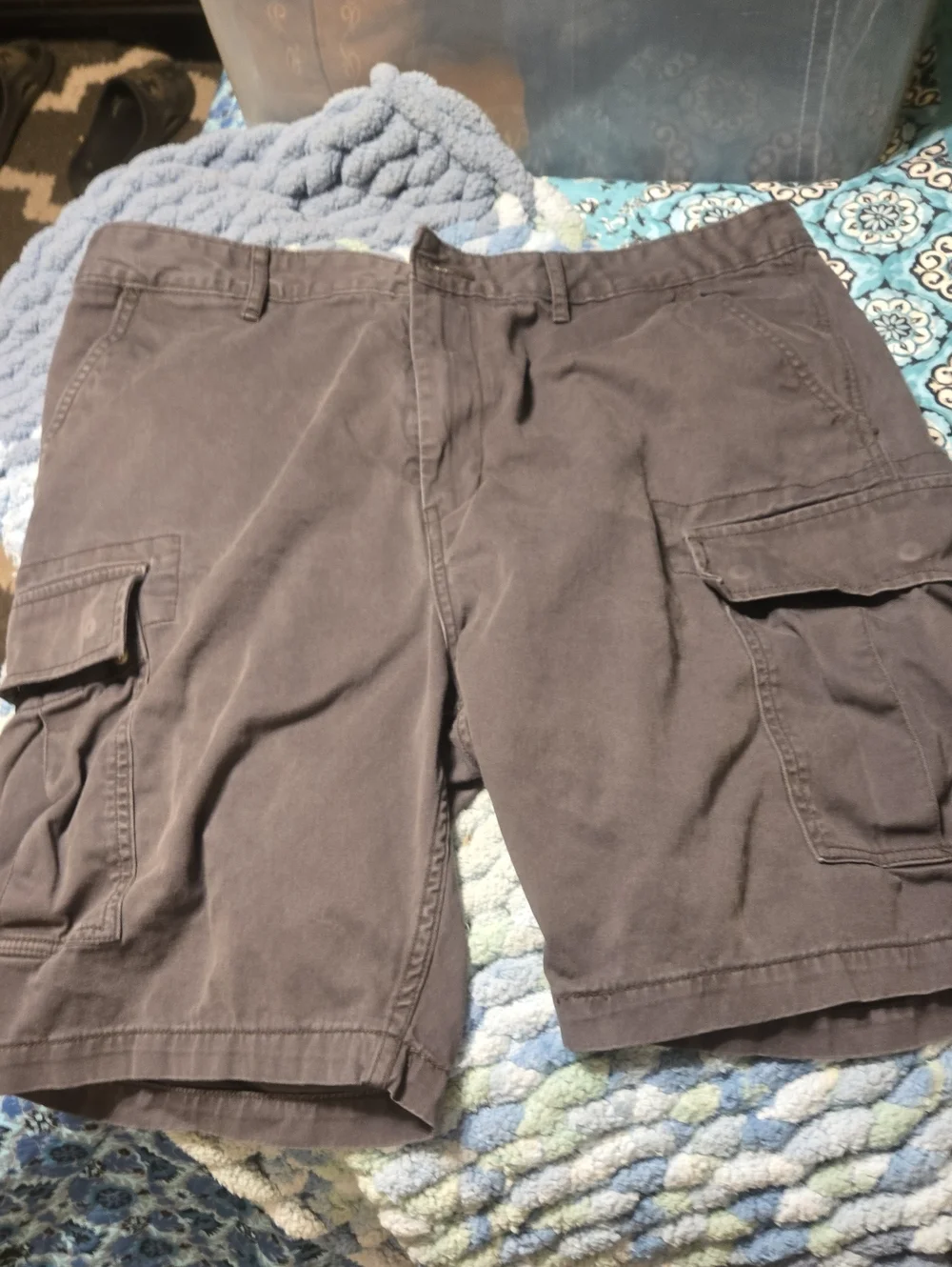 Levi's Charcoal Cargo Shorts